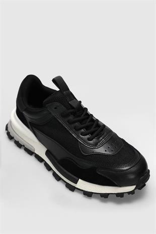 Lufian Henry Siyah Erkek Sneakers