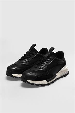 Lufian Henry Siyah Erkek Sneakers