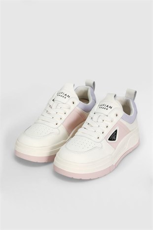Lufian Jennifer Beyaz Pembe Unisex Sneakers