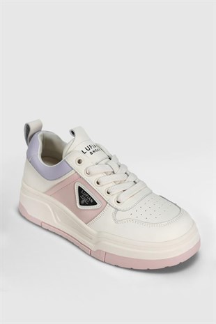 Lufian Jennifer Beyaz Pembe Unisex Sneakers