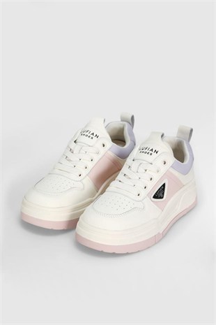Lufian Jennifer Beyaz Pembe Unisex Sneakers