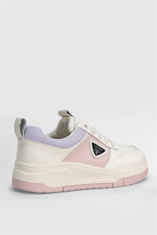 Lufian Jennifer Beyaz Pembe Unisex Sneakers