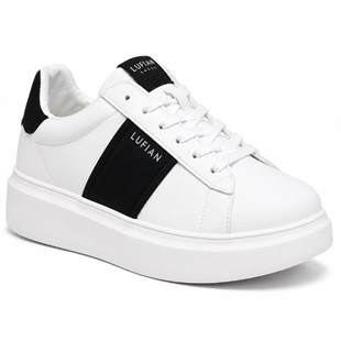 Lufian Luna Beyaz-Siyah Unisex Sneakers