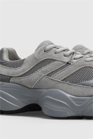 Lufian Mark Gri Erkek Sneakers