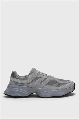 Lufian Mark Gri Erkek Sneakers