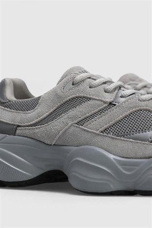 Lufian Mark Gri Erkek Sneakers