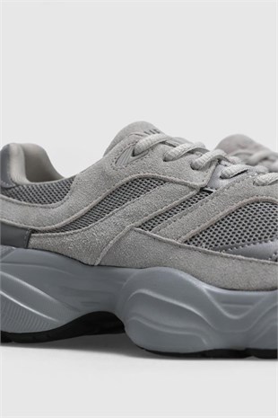 Lufian Mark Gri Erkek Sneakers