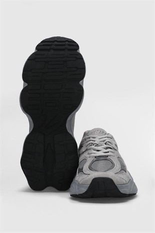 Lufian Mark Gri Erkek Sneakers