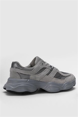 Lufian Mery Gri Unisex Sneakers