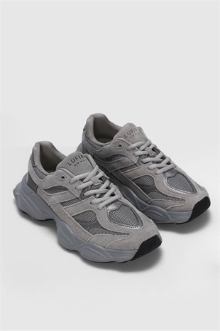 Lufian Mery Gri Unisex Sneakers