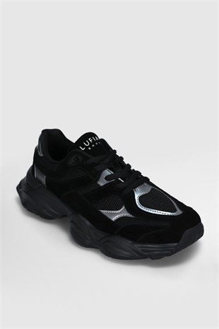Lufian Mery Siyah Unisex Sneakers