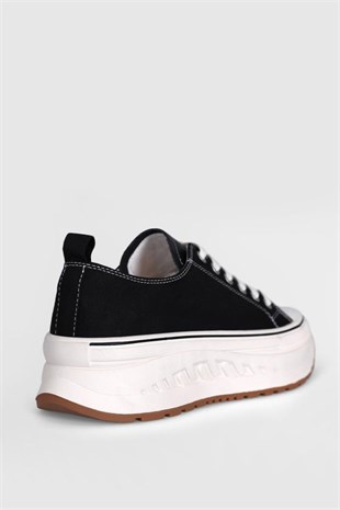 Lufian Shay Siyah Unisex Sneakers