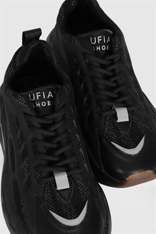 Lufian Travis Siyah Erkek Sneakers