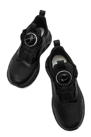 Marco Kids Runner Siyah Çocuk Sneakers