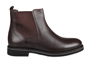 MARCOMEN 14017 Saf Deri Kahve Erkek Bot