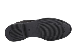 MARCOMEN 14017 Saf Deri Siyah Suet Erkek Bot