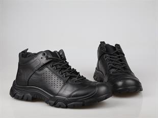 MARCOMEN 14287 Scootland Hakiki Deri Siyah Erkek Bot