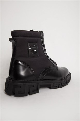 MARCOMEN 16115 Hakiki Deri Siyah Erkek Bot