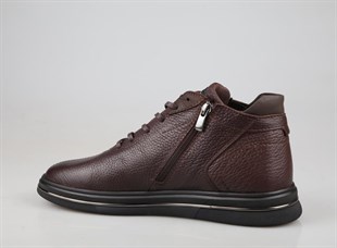 MARCOMEN 16208 Saf Deri Kahve Erkek Bot