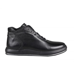 MARCOMEN 16208 Saf Deri Siyah Erkek Bot