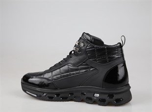 MARCOMEN 16316 Hakiki Deri Siyah Erkek Bot