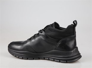 MARCOMEN 18006 Hakiki Deri Siyah Erkek Bot