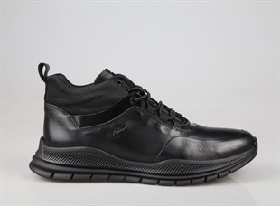 MARCOMEN 18006 Hakiki Deri Siyah Erkek Bot