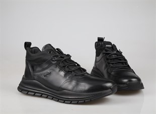 MARCOMEN 18006 Hakiki Deri Siyah Erkek Bot