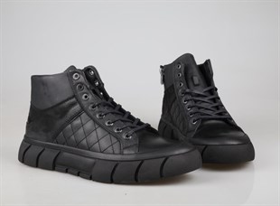 MARCOMEN 18203 Hakiki Deri Siyah Erkek Bot