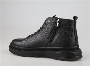 MARCOMEN 18410 Hakiki Deri Siyah Erkek Bot