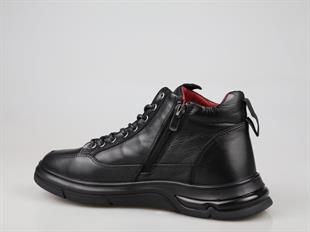 MARCOMEN 20217 Hakiki Deri Siyah Erkek Bot