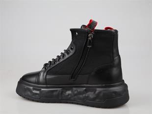 MARCOMEN 20268 Hakiki Deri Siyah Erkek Bot