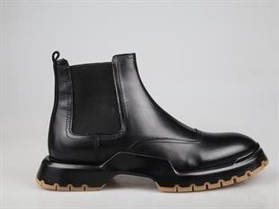 MARCOMEN 20336 Hakiki Deri Siyah Erkek Bot