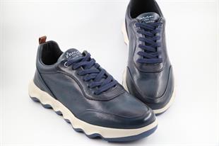 MARCOMEN 20414 Hakiki Deri Lacivert Erkek Günlük Ayakkabı