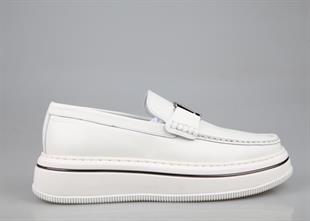 MARCOMEN 21108 Hakiki Deri Beyaz Erkek Günlük Ayakkabı