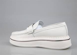 MARCOMEN 21108 Hakiki Deri Beyaz Erkek Günlük Ayakkabı