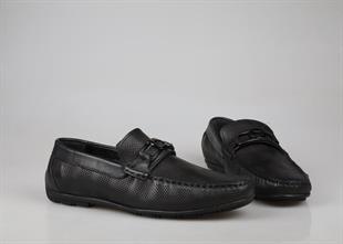 MARCOMEN 21112 Hakiki Deri Siyah Erkek Günlük Ayakkabı