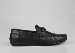 MARCOMEN 21112 Hakiki Deri Siyah Erkek Günlük Ayakkabı