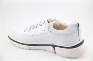 MARCOMEN 21115 Hakiki Deri Beyaz Erkek Günlük Ayakkabı