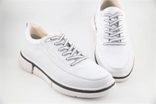 MARCOMEN 21115 Hakiki Deri Beyaz Erkek Günlük Ayakkabı