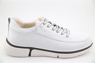 MARCOMEN 21115 Hakiki Deri Beyaz Erkek Günlük Ayakkabı