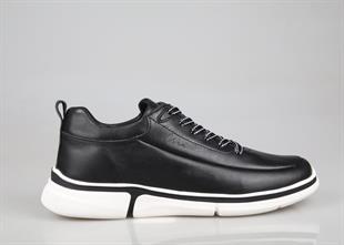 MARCOMEN 21115 Hakiki Deri Siyah Erkek Günlük Ayakkabı