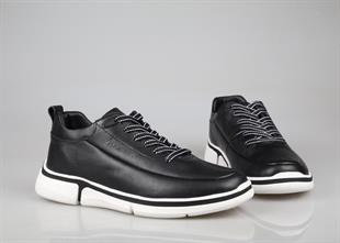 MARCOMEN 21115 Hakiki Deri Siyah Erkek Günlük Ayakkabı