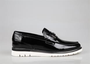 MARCOMEN 21140 Hakiki Deri Siyah Rugan Erkek Günlük Ayakkabı