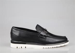 MARCOMEN 21140 Hakiki Deri Siyah Erkek Günlük Ayakkabı