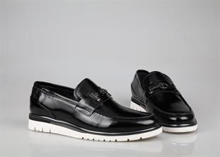 MARCOMEN 21140 Hakiki Deri Siyah Rugan Erkek Günlük Ayakkabı