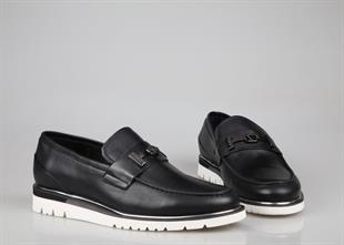 MARCOMEN 21140 Hakiki Deri Siyah Erkek Günlük Ayakkabı