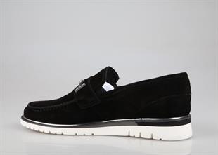 MARCOMEN 21140 Hakiki Deri Siyah Suet Erkek Günlük Ayakkabı