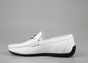 MARCOMEN 21147 Hakiki Deri Beyaz Erkek Günlük Ayakkabı