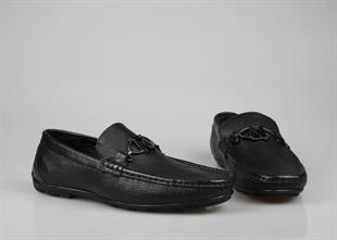 MARCOMEN 21147 Hakiki Deri Siyah Erkek Günlük Ayakkabı